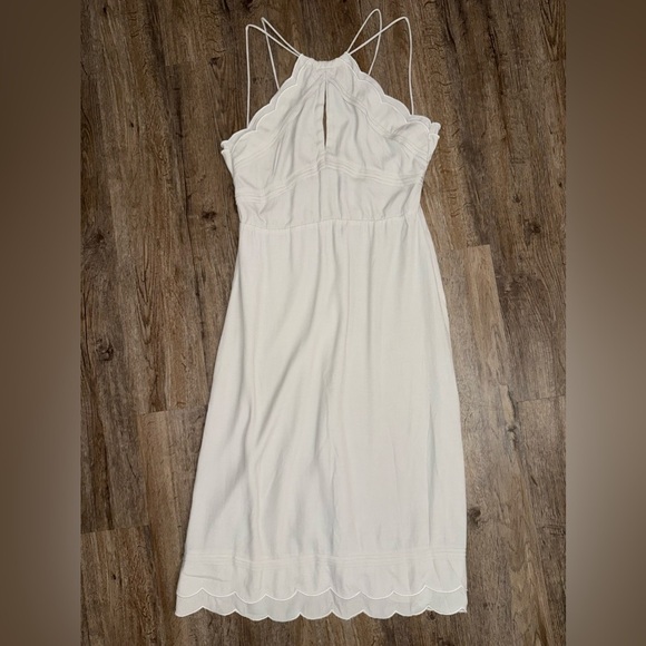 Elliatt • Revolve • Elation Taupe Halter Backless Midi Dress - Picture 2 of 16